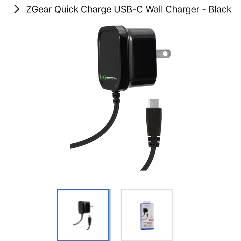 ZGear Quick Charge USB-C Wall Charger
